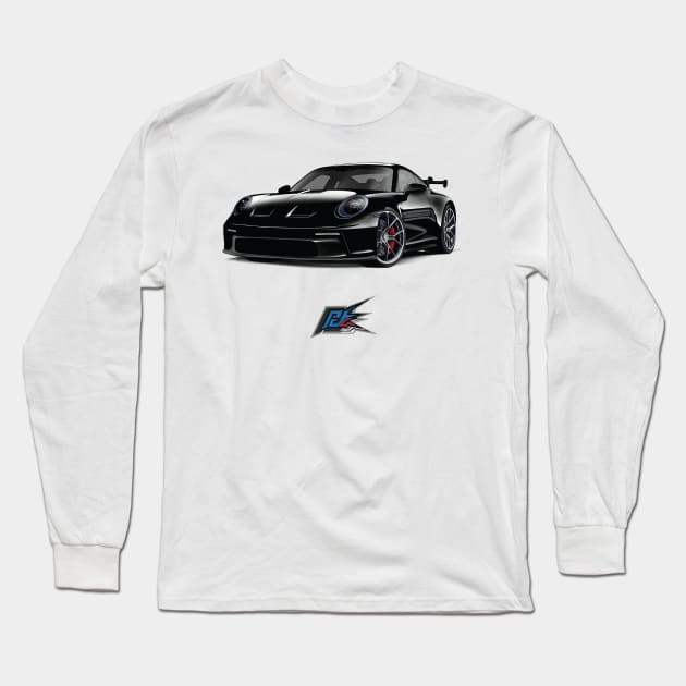 porsche 992 gt3 Long Sleeve T-Shirt by naquash